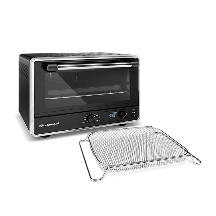 Horno Eléctrico de Mesa KitchenAid KCO124LBM de 21 Litros Negro Mate.
