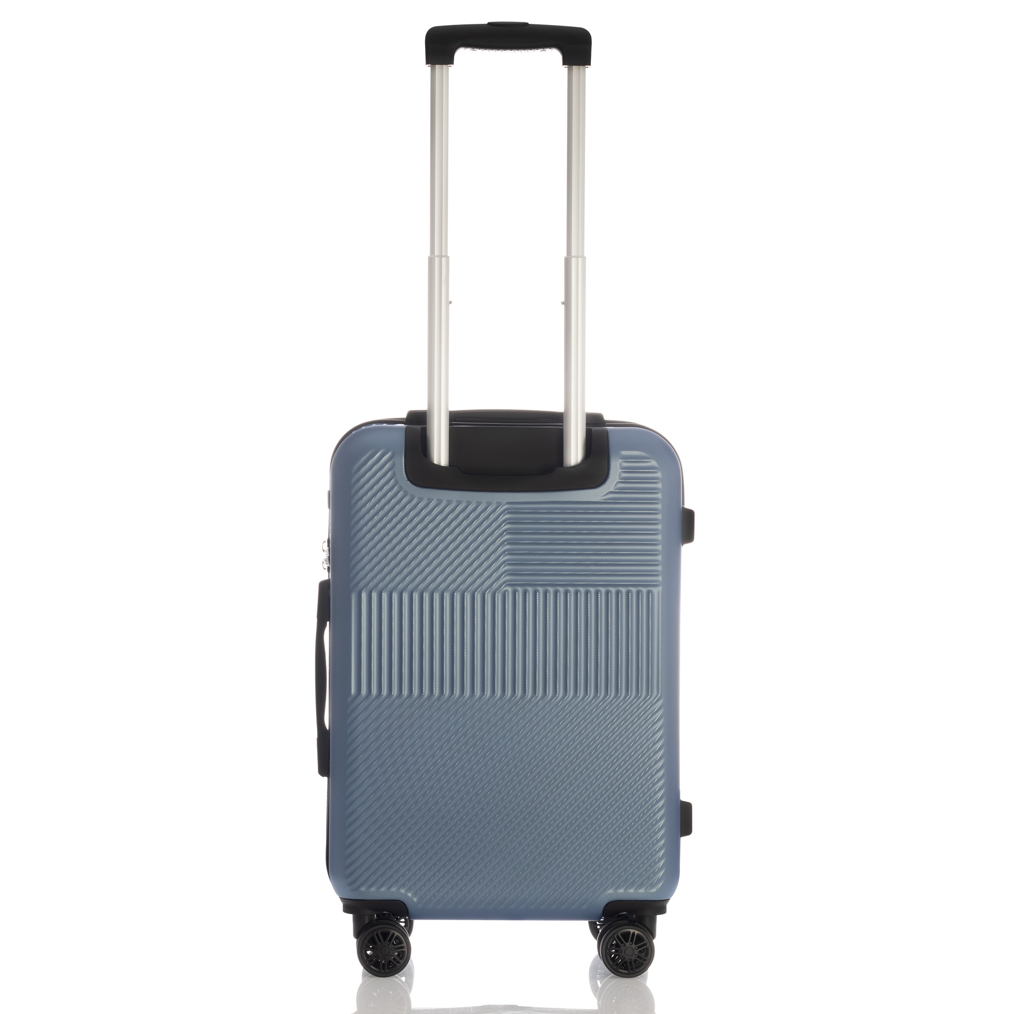 Maleta De Viaje Rígida Original  ATM Azul De 22 Pulgadas. Cabina