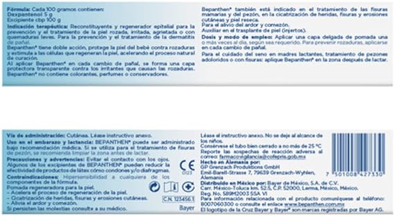 Bepanthen Regeneradora 30 G- Crema para Rozaduras.