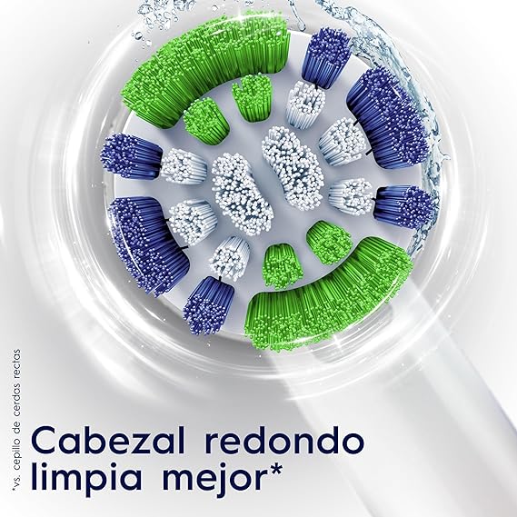 Oral B, Cepillo de Dientes Eléctrico Recargable Vitality 100, con Tecnología Braun, Cabezal Redondo y Mango Ergonómico.