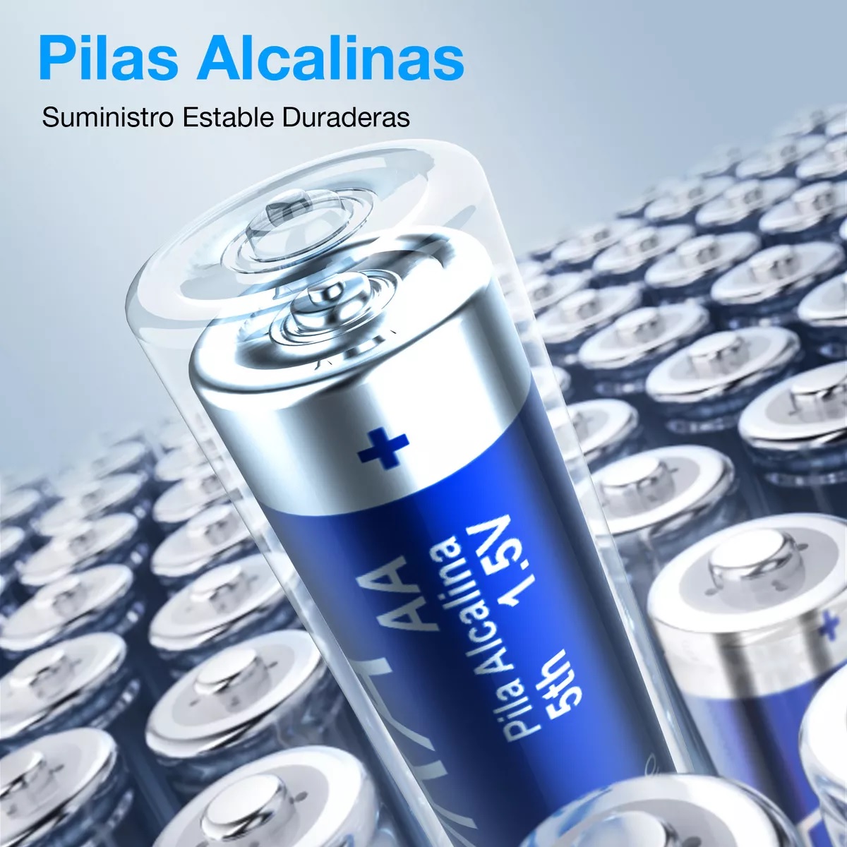 Kit Pilas Aa Alcalinas Baterias 40 Unidades Aa No Recargable.