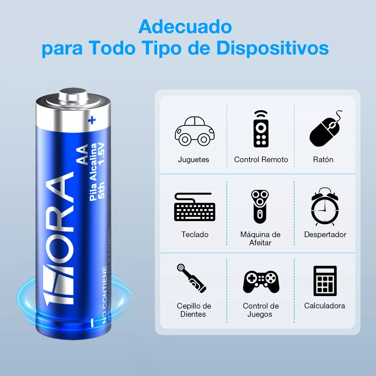 Kit Pilas Aa Alcalinas Baterias 40 Unidades Aa No Recargable.