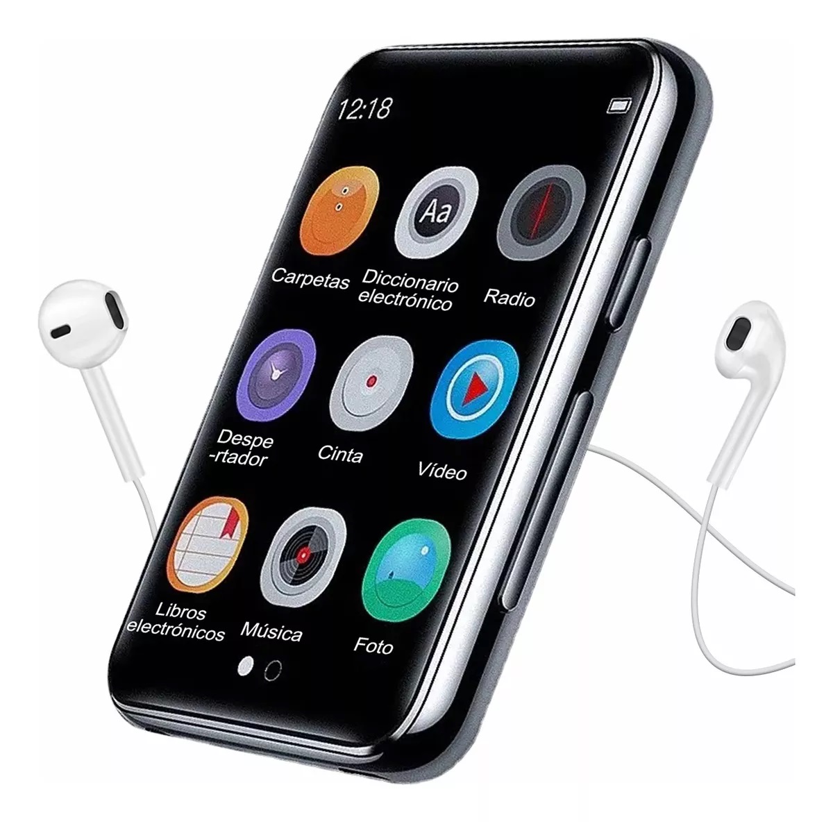 Reproductor Música Con Pantalla Táctil Bluetooth Mp3 Mp4 64g.