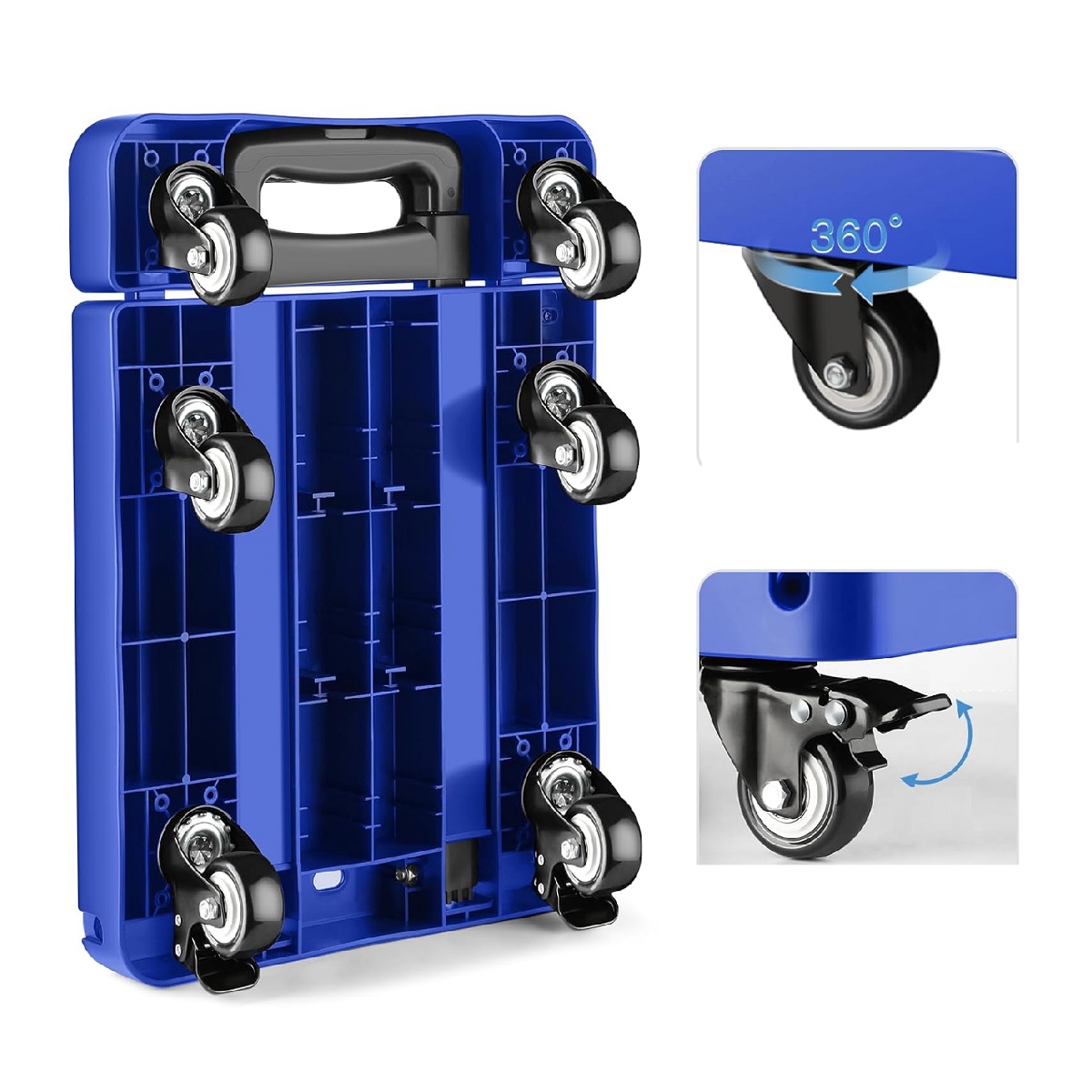 Diablo De Carga Plegable Carrito Plataforma Extensible 200kg.