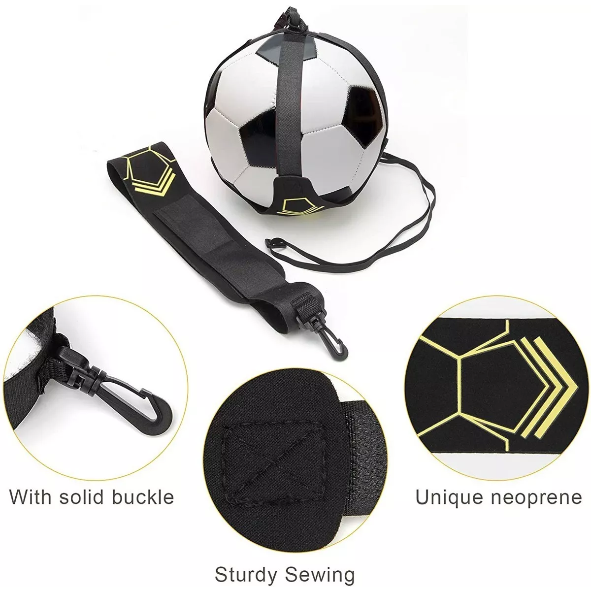 Par 2 Piezas Atrapa Pelota/cinturón Entrenamiento Fútbol.
