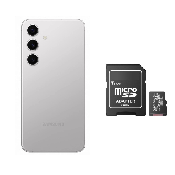 Samsung Galaxy S24 Plata 128GB Nuevo Snapdragon + Memoria Micro SD.