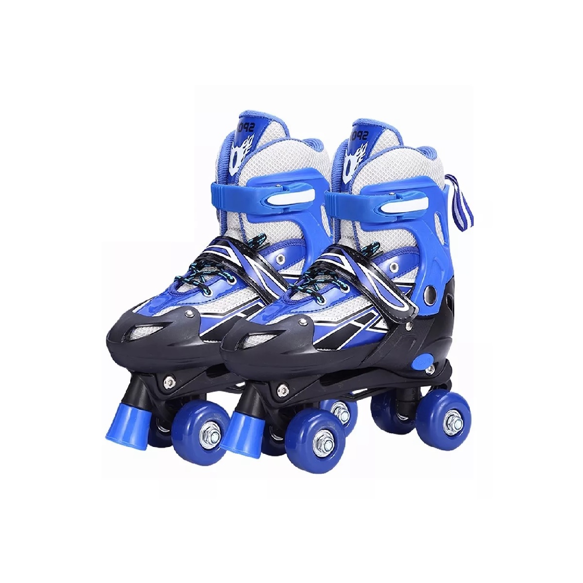 Patines Ajustables 4 Ruedas Protección Para Niños Doble Fila.