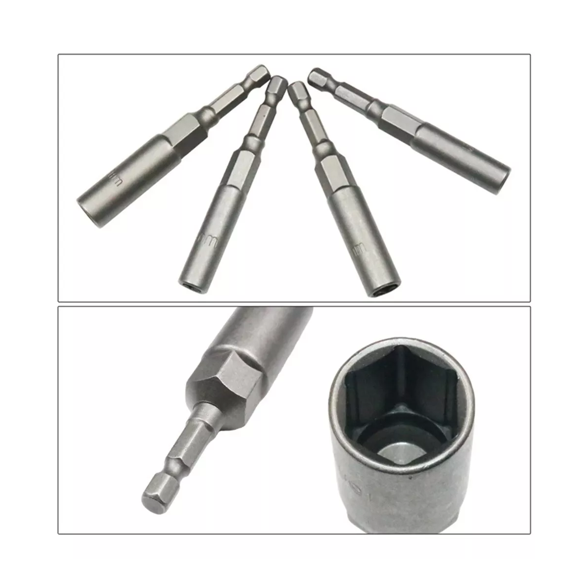 Dados Puntas Allen Hexagonal 1/4 Adaptador Taladro 5.5-19mm.