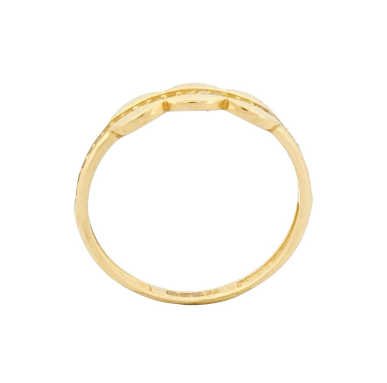 Anillo Churumbela 3 Círculos Zirconias + Obsequio.