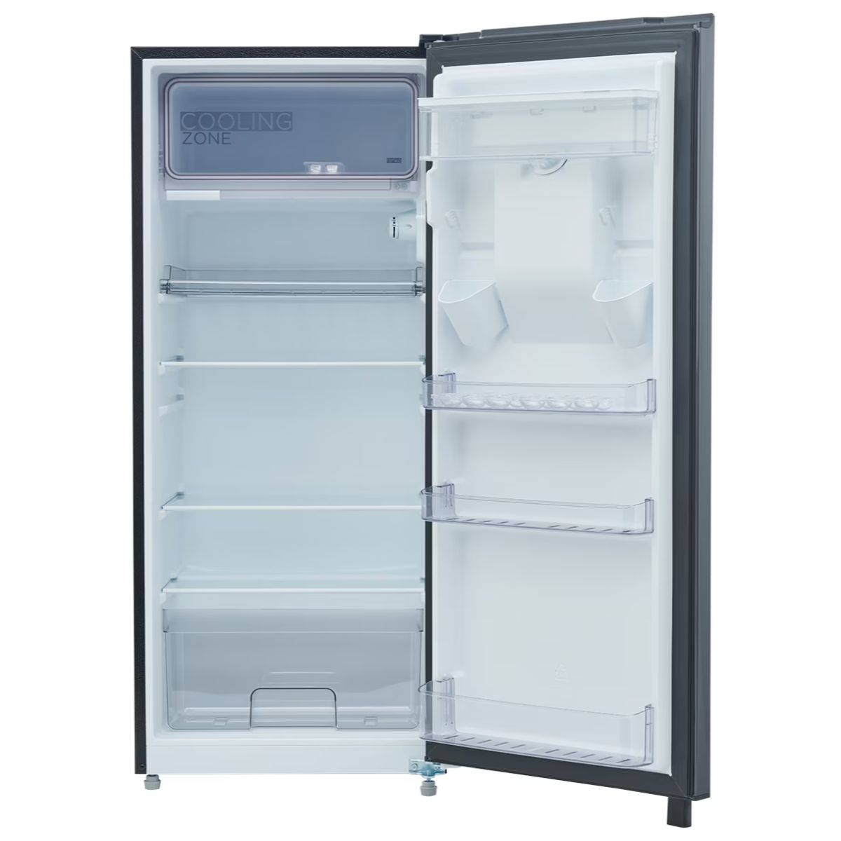 Refrigerador 7 Pies semi automático c/despachador dark silver midea.