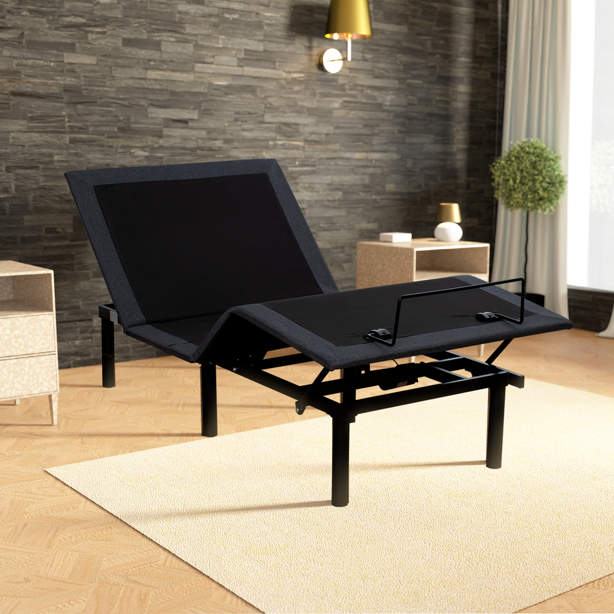 Cama Eléctrica Ajustable  Individual con Control Remoto
