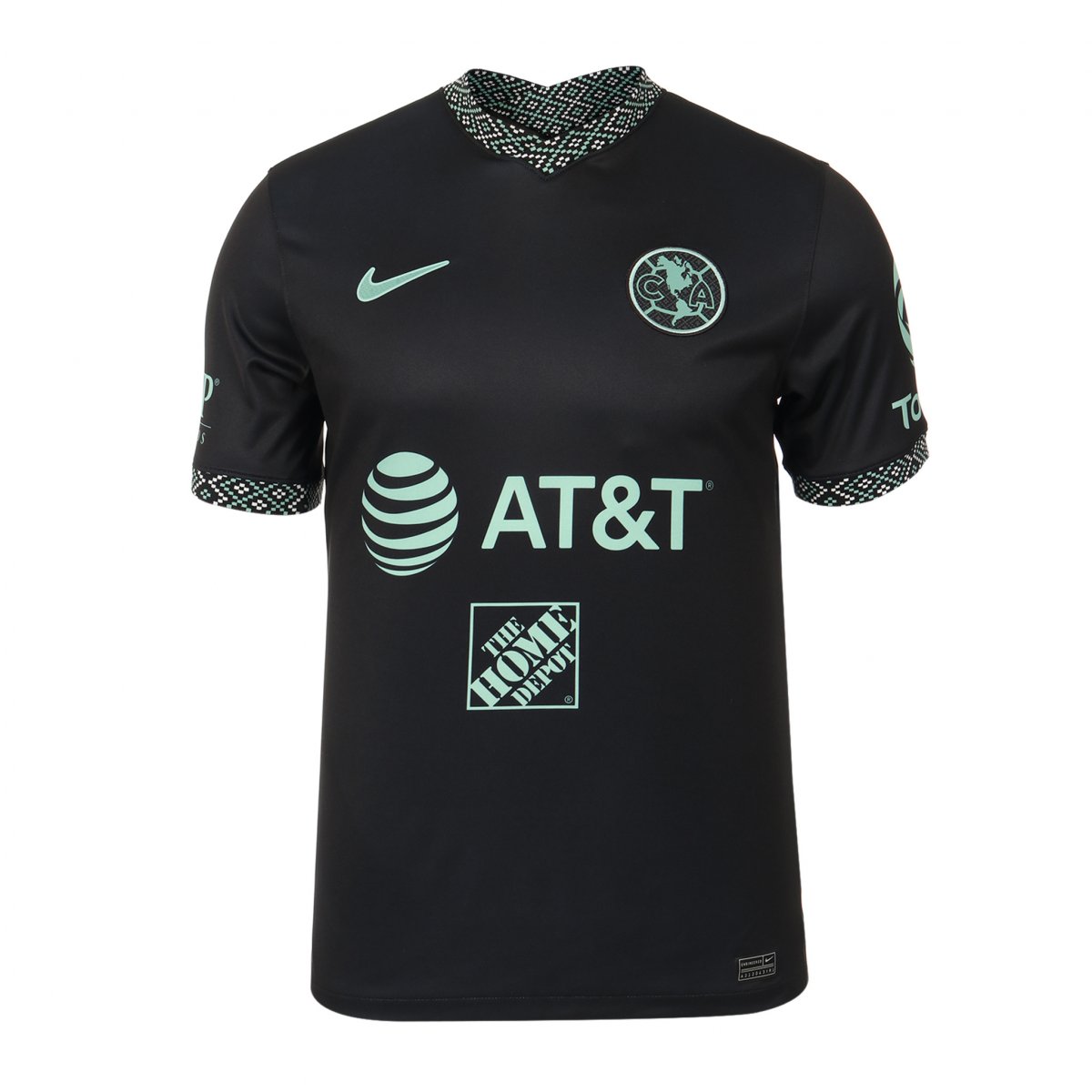 Jersey Original Nike Aguilas América gala 3era negra 2021-2022 DB5743.