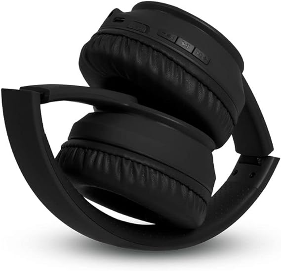 Billboard Audífonos Inalámbricos Soul Track On Ear | Cancelación De Ruido Ambiental | Batería De hasta 5 Horas Duración Función Auxiliar con Cable 3.5. mm | Micrófono para Recibir Llamadas (Negro).