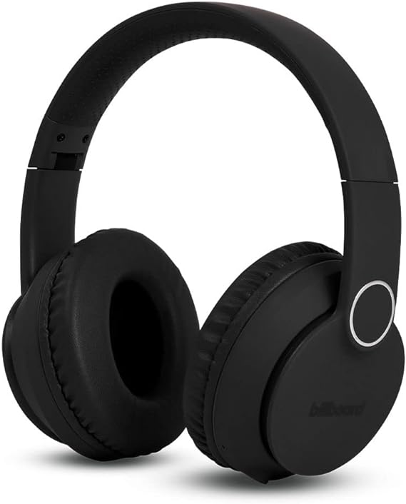 Billboard Audífonos Inalámbricos Soul Track On Ear | Cancelación De Ruido Ambiental | Batería De hasta 5 Horas Duración Función Auxiliar con Cable 3.5. mm | Micrófono para Recibir Llamadas (Negro).