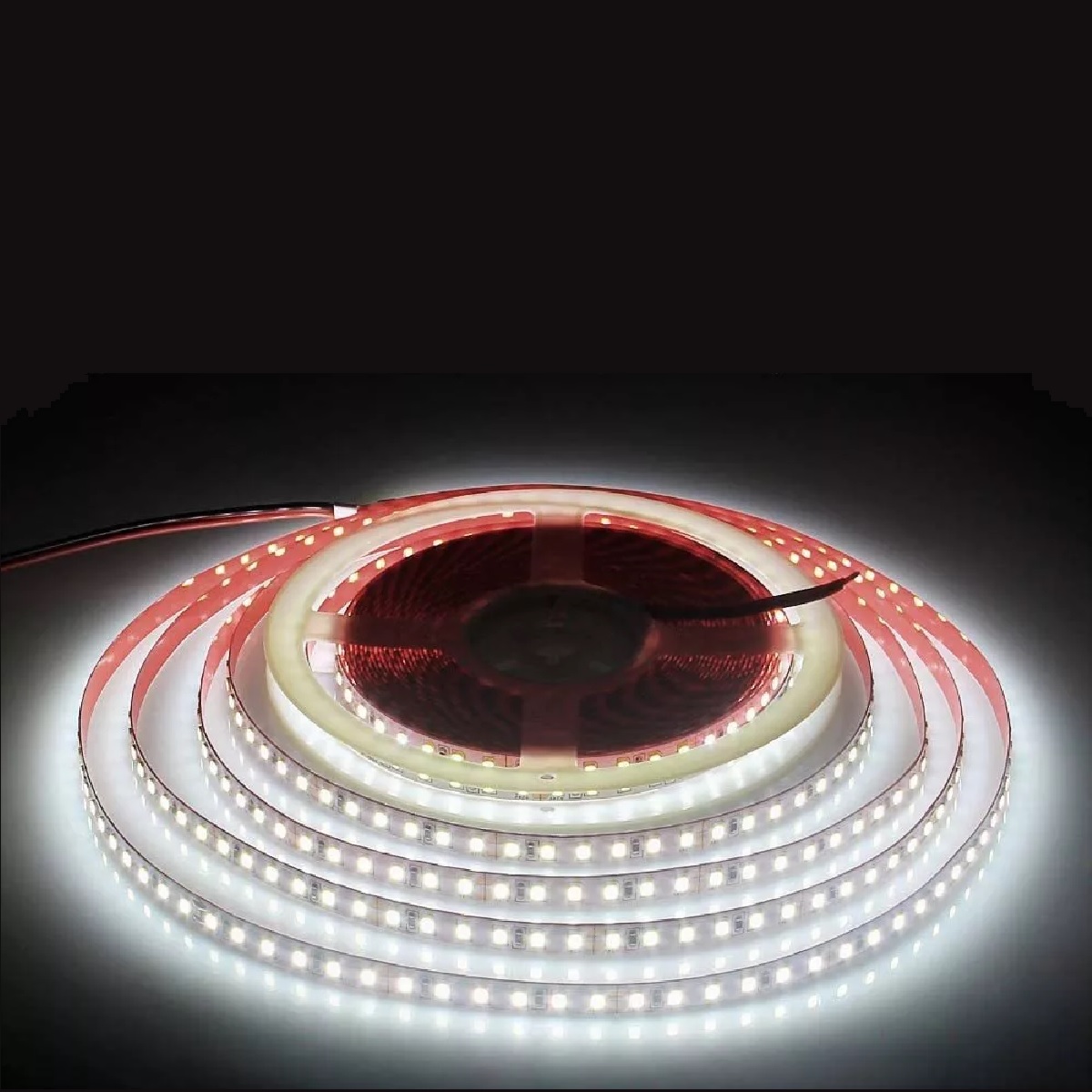 Tira De Luces 1200 Led Blancas Regulador 6000k 10m.