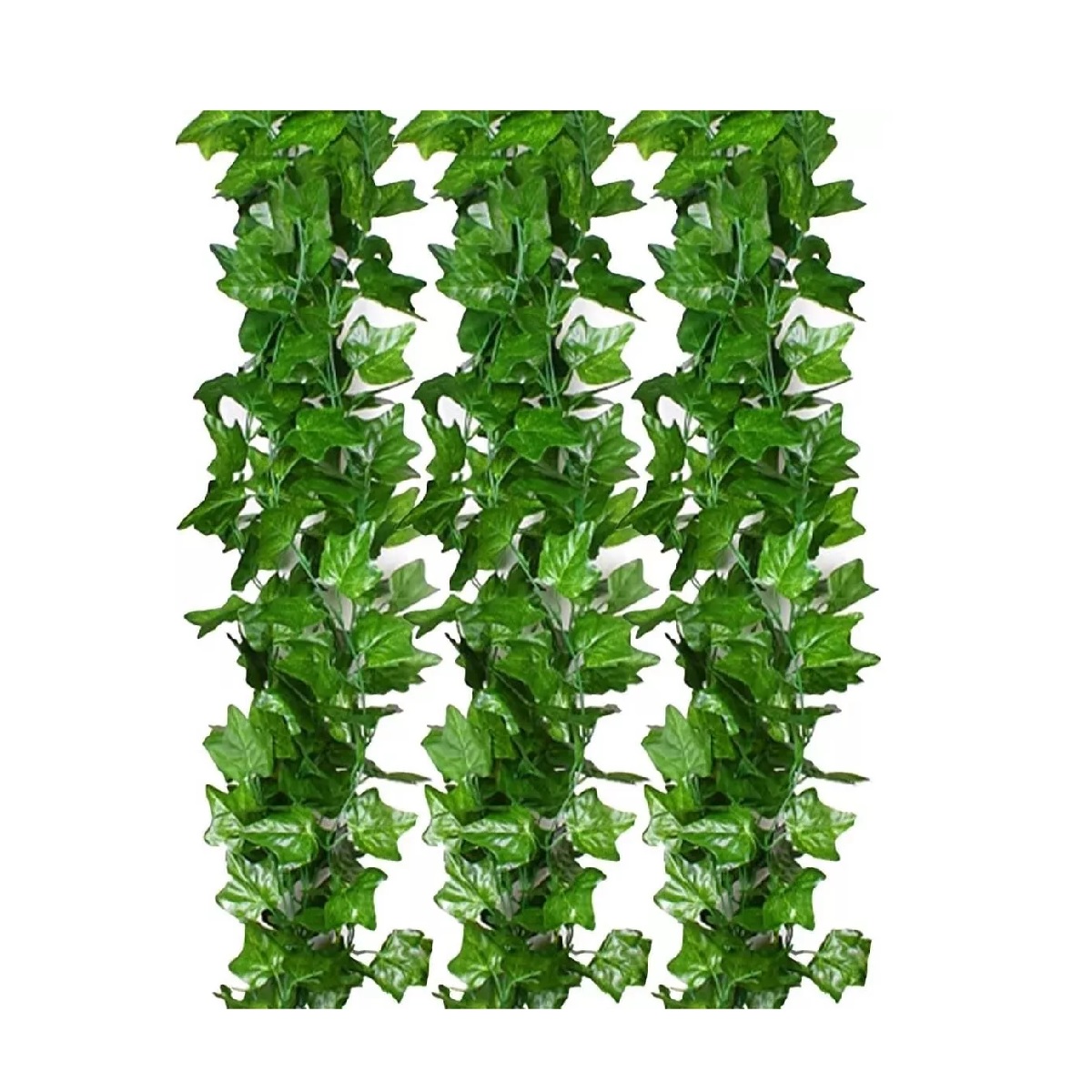 Plantas Artificiales Hiedra Decorativa De 2.1m, 12 Tiras.