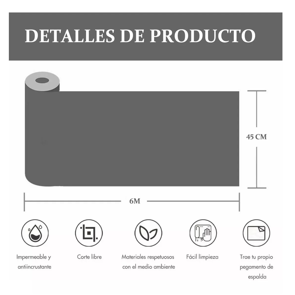 Papel Pintado Autoadhesivo40cm*6m Patrón De Ladrillo3d Retro.