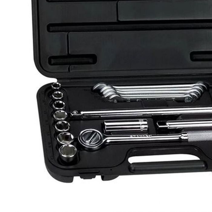 AUTOCLE DE 25 LLAVES MÉTRICAS Y DADOS 1/2 PULG 86-736 STANLEY.