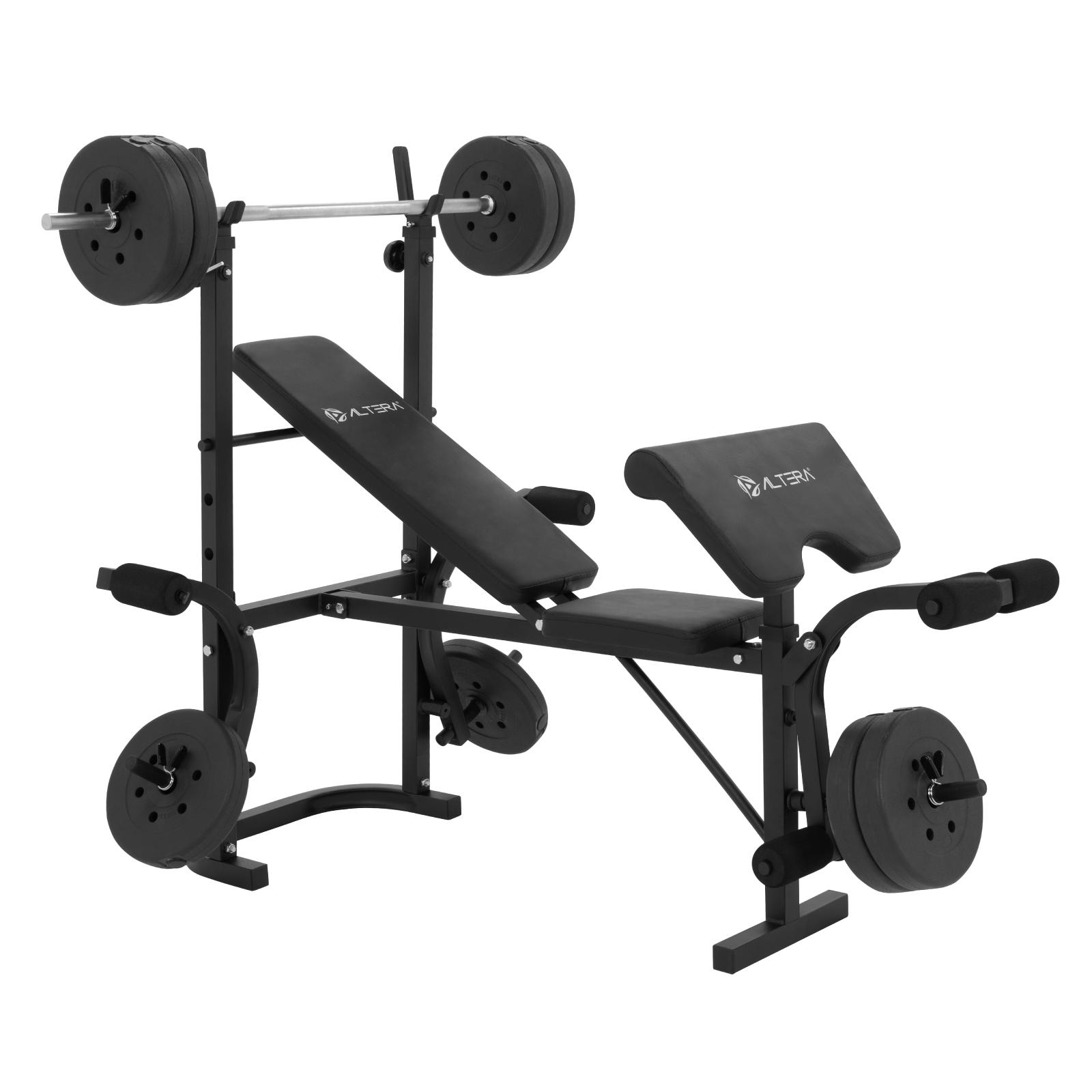 Kit De Banco Multifuncional Para Ejercicio + kit de inicio para Fitness Gimnasio en casa Entrenamiento funcional.