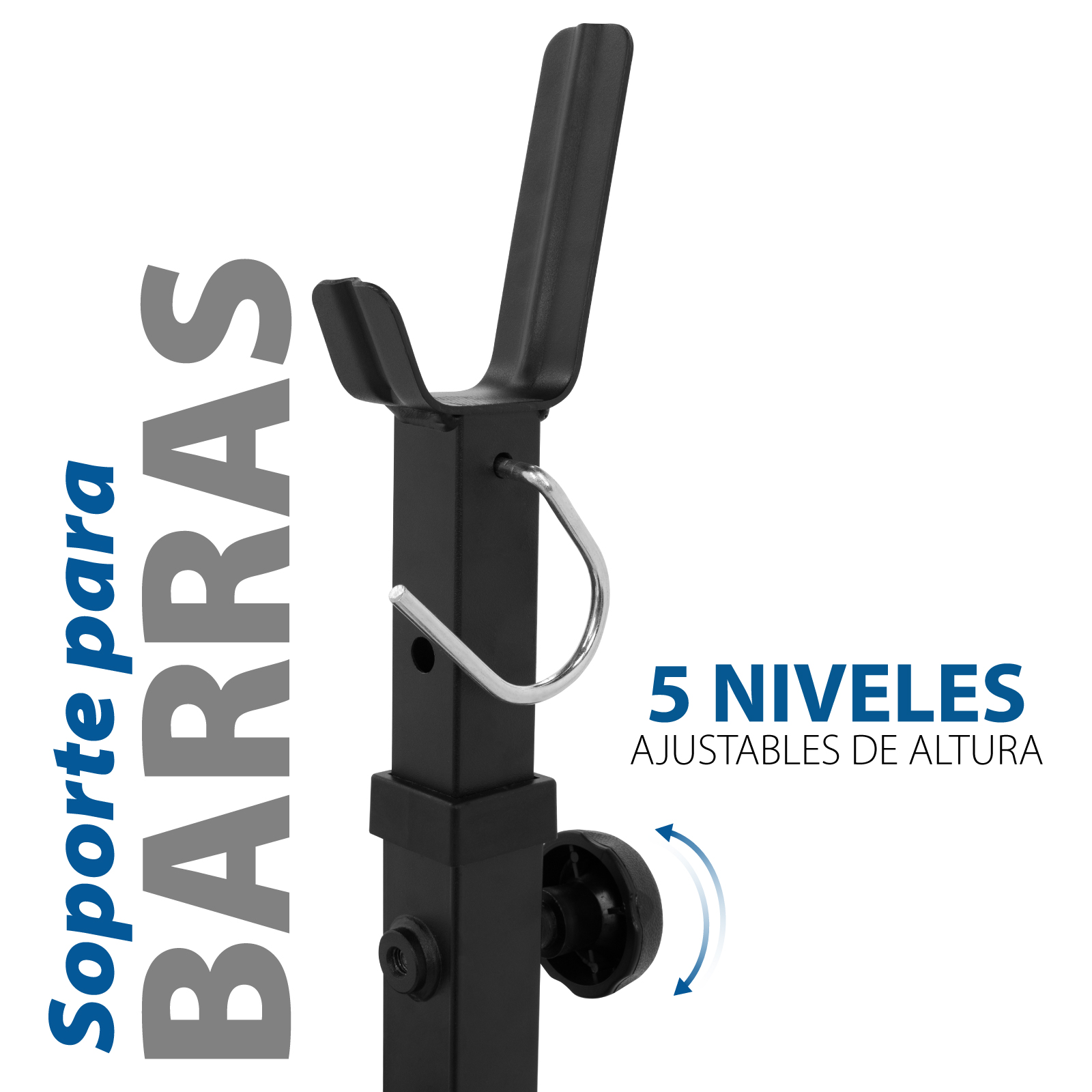 Kit De Banco Multifuncional + kit de incio para ejercicios con Polea y banco para bicep, ideal para Fitness, Gimnasio en casa y Entrenamiento funcional.