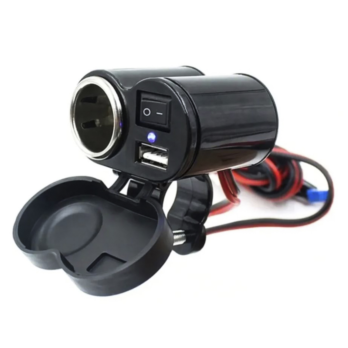 Cargador Para Celular Moto MLD-122 Tipo Encendedor 12v 2 Usb.