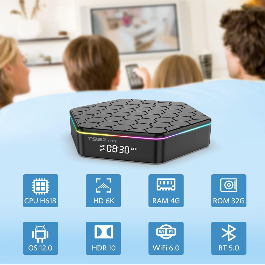 Android TV Box T95Z Plus 4Gb RAM 32Gb ROM 6K 