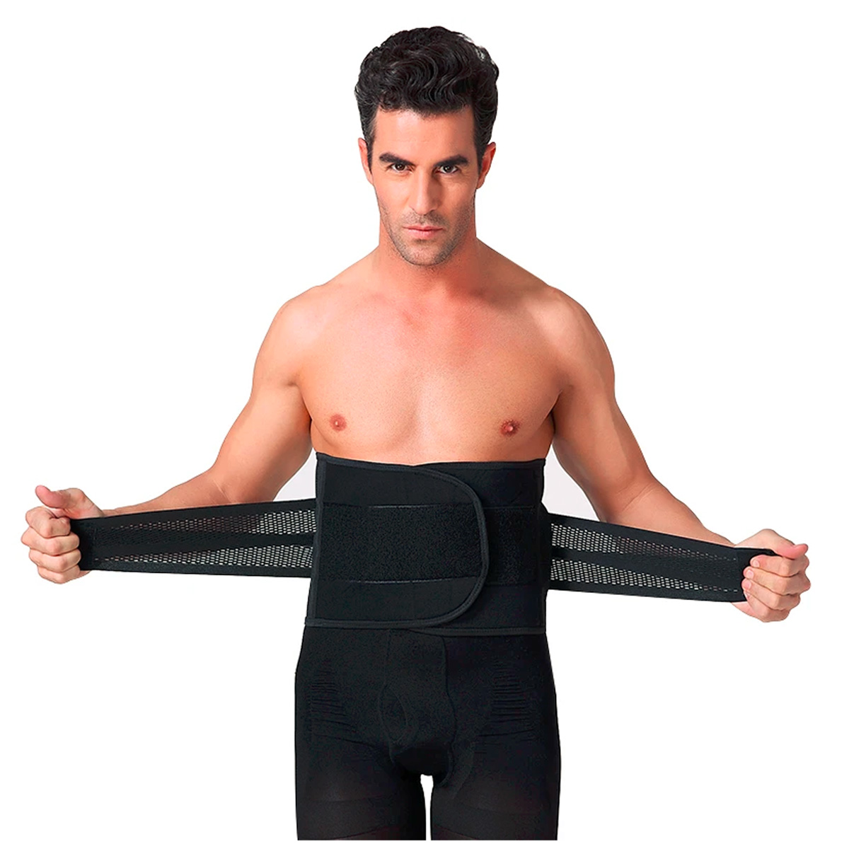 Faja Cinturón/hombre Reduce Cintura Abdomen Plano Fitness