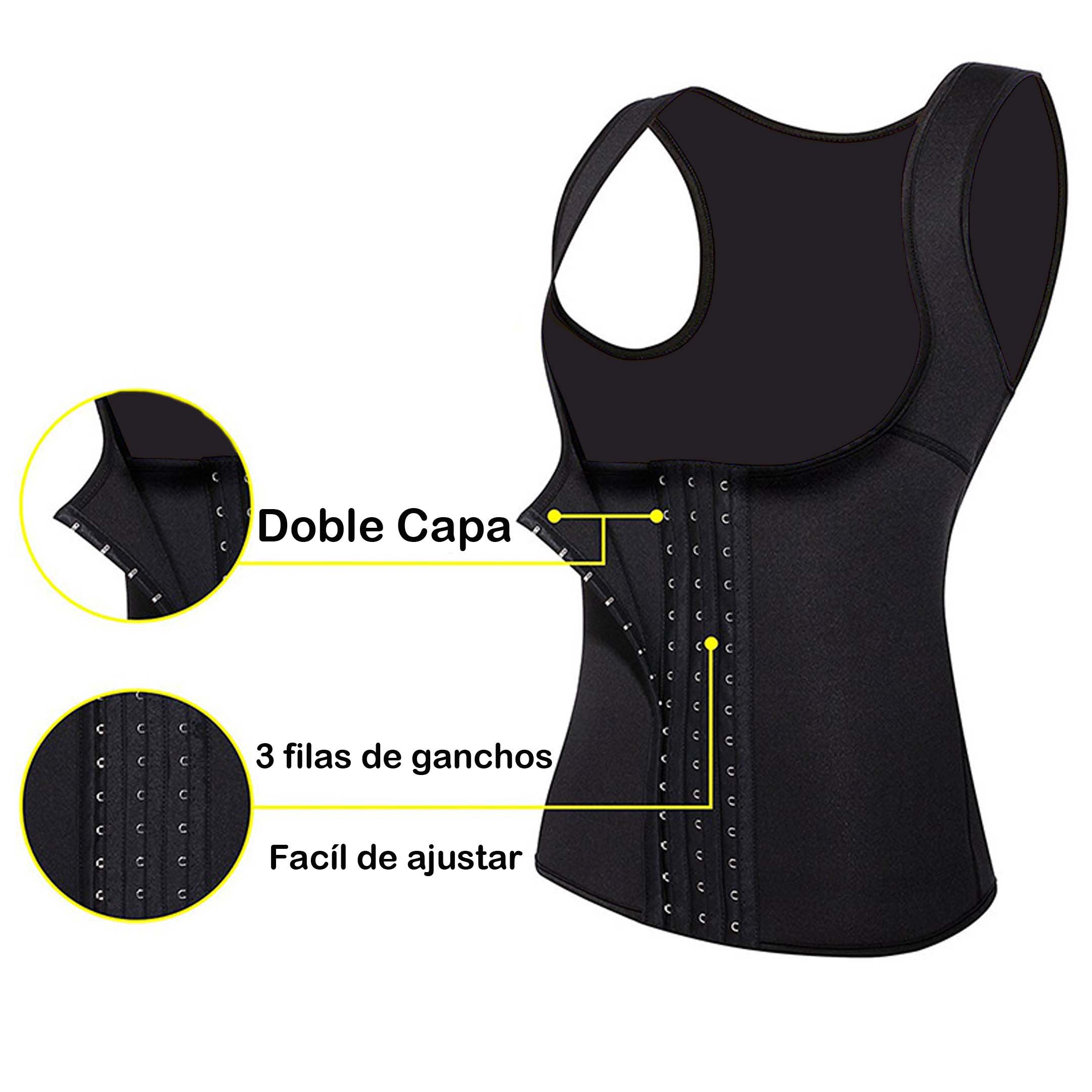 Fajas Reductoras Chaleco Entrenador de Cintura Mujer Neopreno