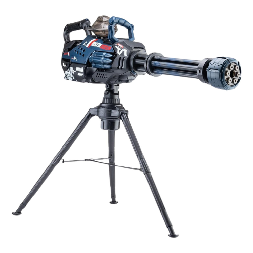Ametralladora Electrica Hidrogel Torreta Pesada 82cm Potente,Gel Blaster, Juego de Equipo Disparo de Proyectiles de Hidrogel, Batería Recargable.