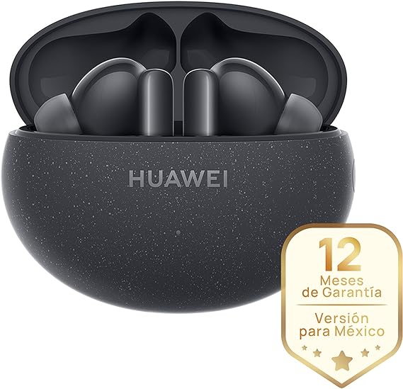 HUAWEI FreeBuds 5i Solo(Garantía en México), Negro, Certificación de Hi-Res, ANC hasta 42 dB, 28 h de duración de la batería, Audífonos Inalámbricos Bluetooth,Compatible con Android & iOS.