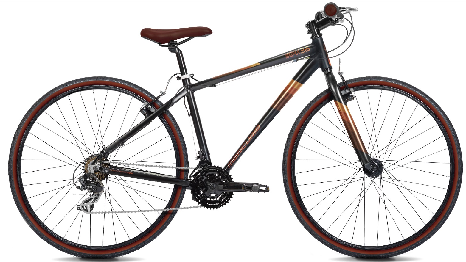 Mountain Bike Mercurio Ranger Team 29´´ Aqua/lima 24v 2023 Color Negro/naranja Cuadro M.