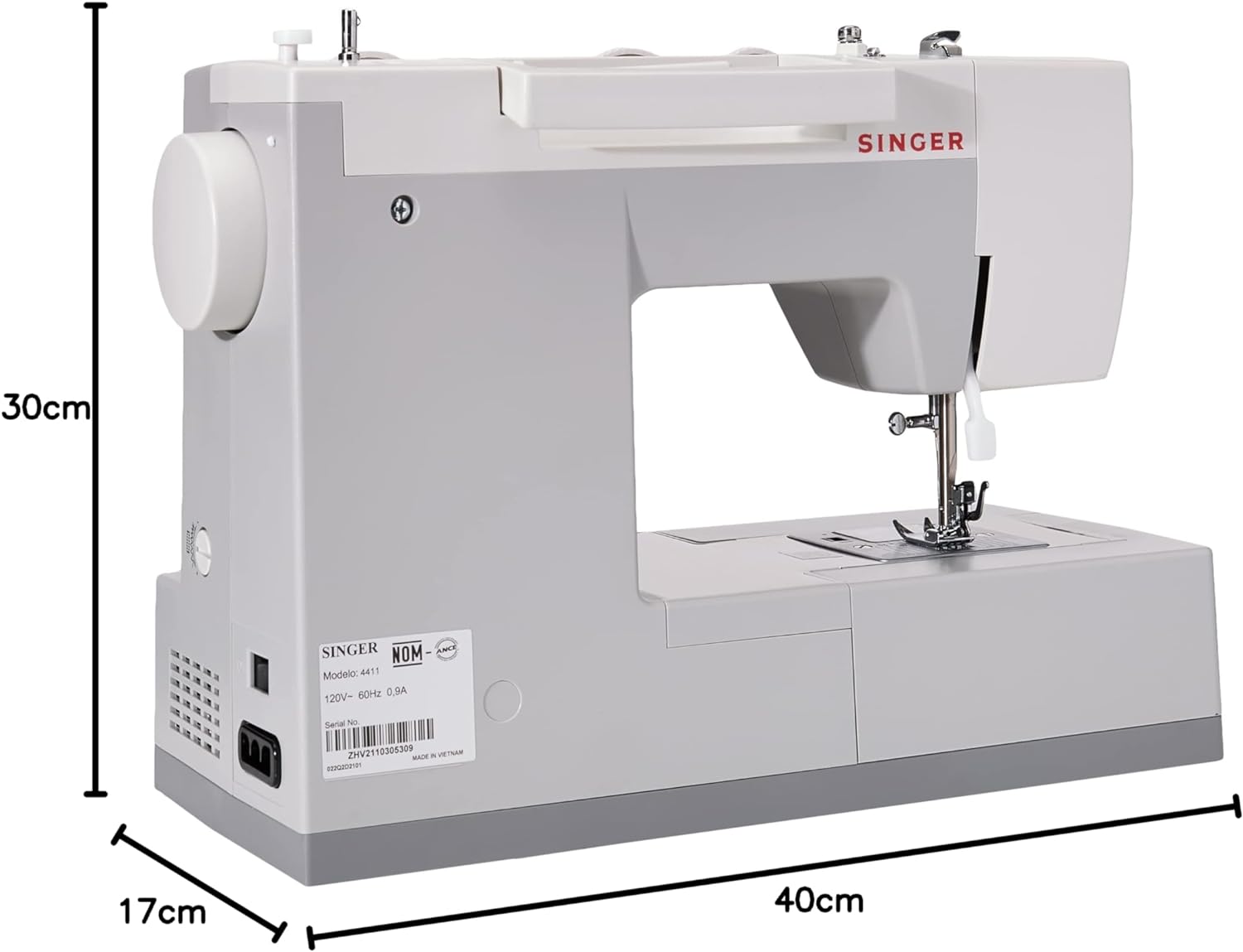 Maquina de coser singer facilita pro 4411.