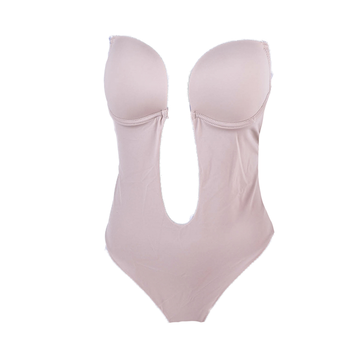 Brasier Bodysuit Escote Profundo U-pluge Sin Espalda
