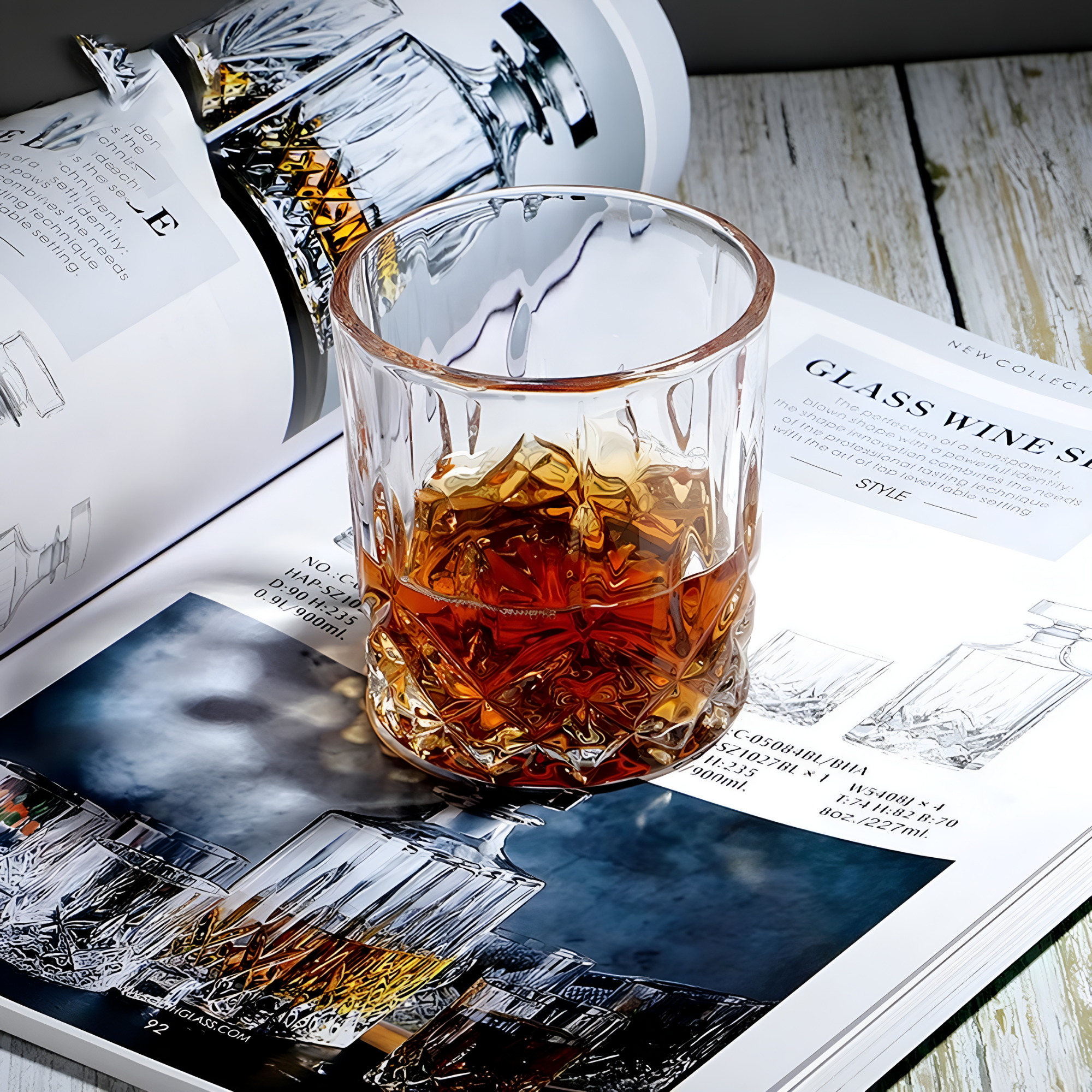 Vasos De Vidrio Whiskey Ecomlab Old Fashion Juego de 6 Pcs.