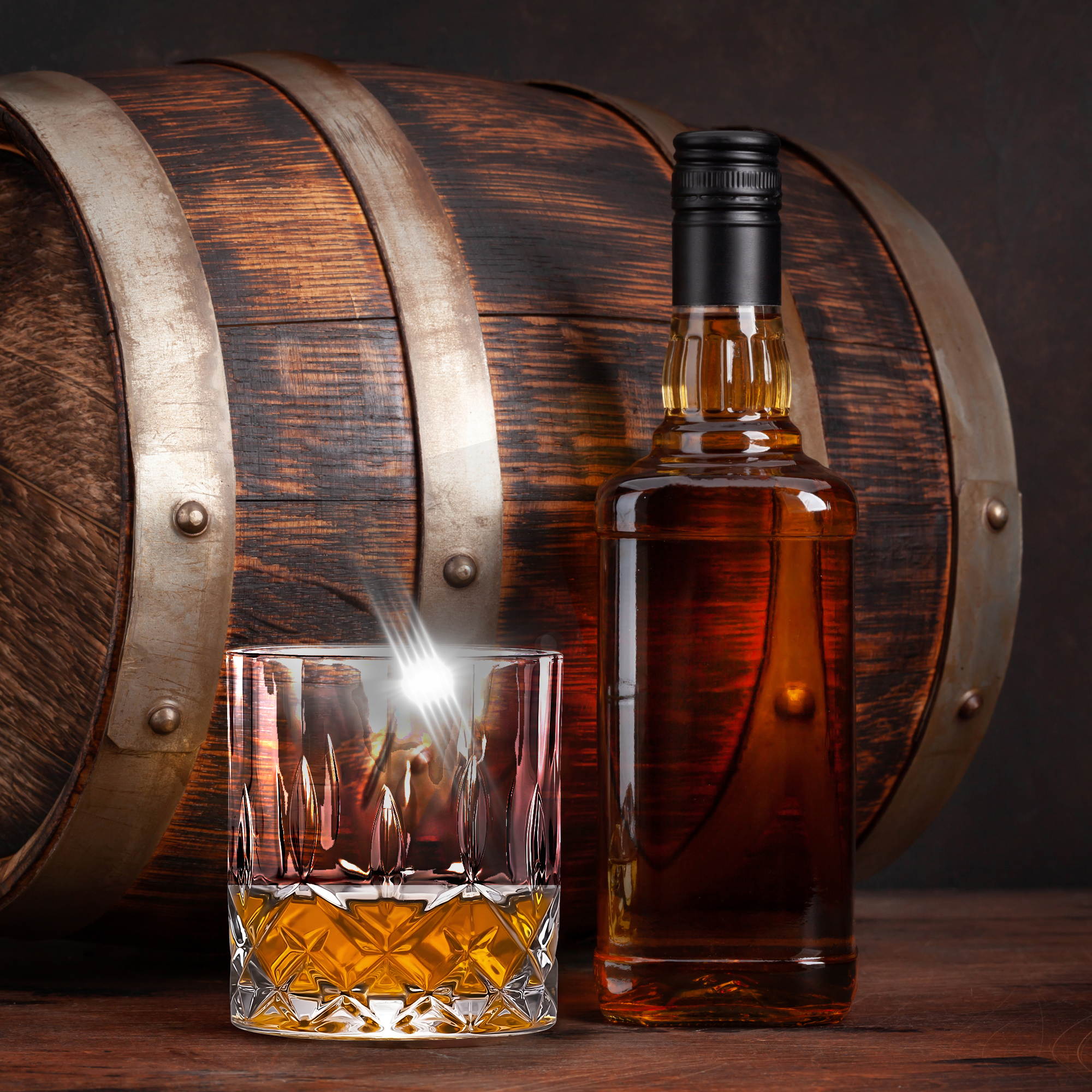 Vasos De Vidrio Whiskey Ecomlab Old Fashion Juego de 6 Pcs.