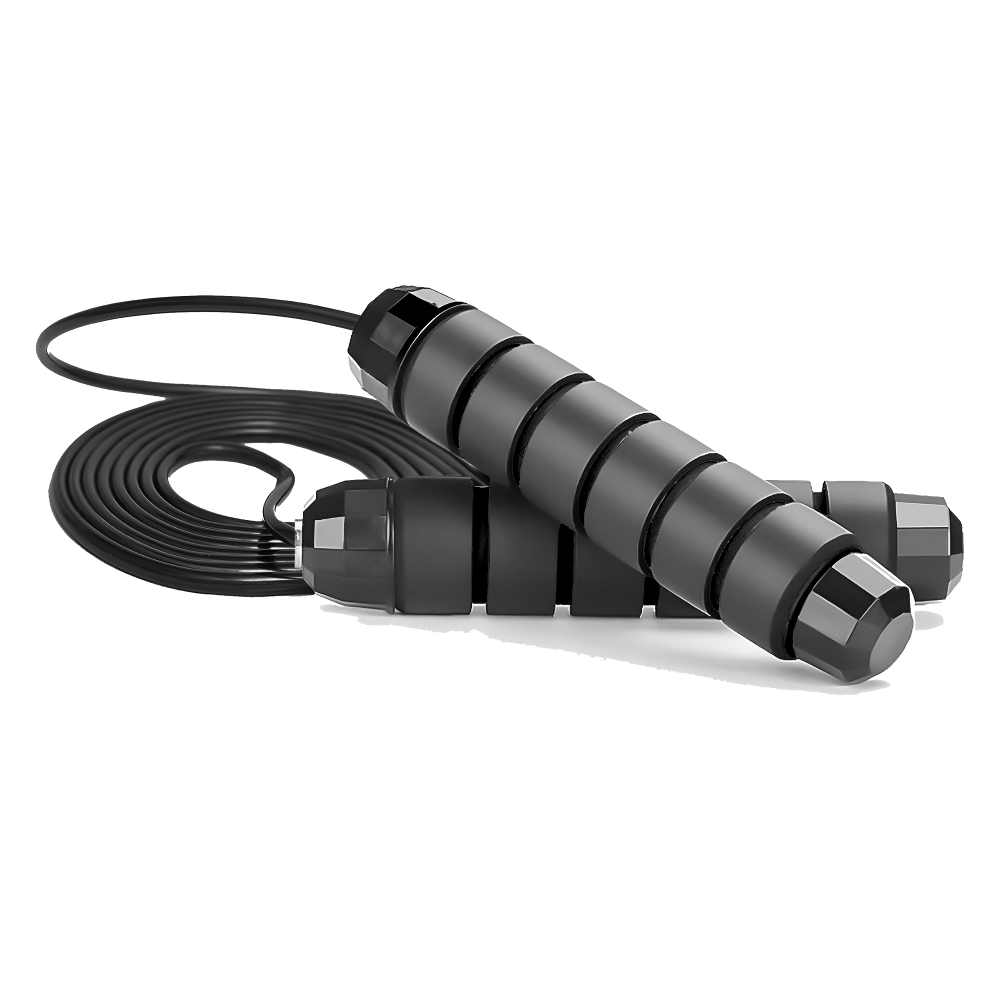 Cuerda Para Saltar Profesional Ecomlab Cuerda Acero Crossfit Color Negro.