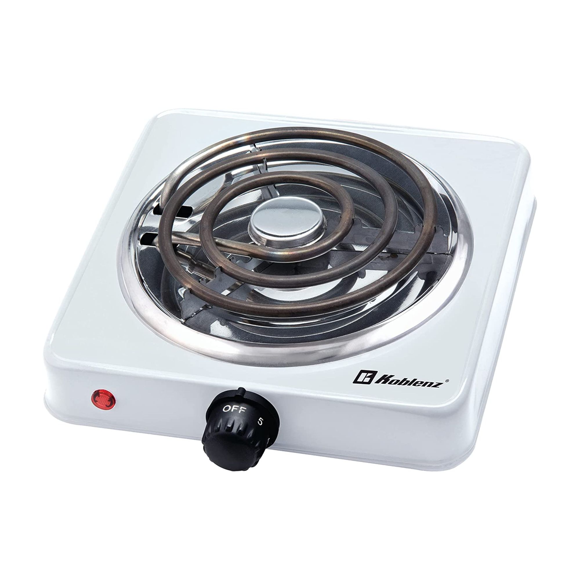 Parrilla disco de hierro fundido color gris 1000 watts marca koblenz.