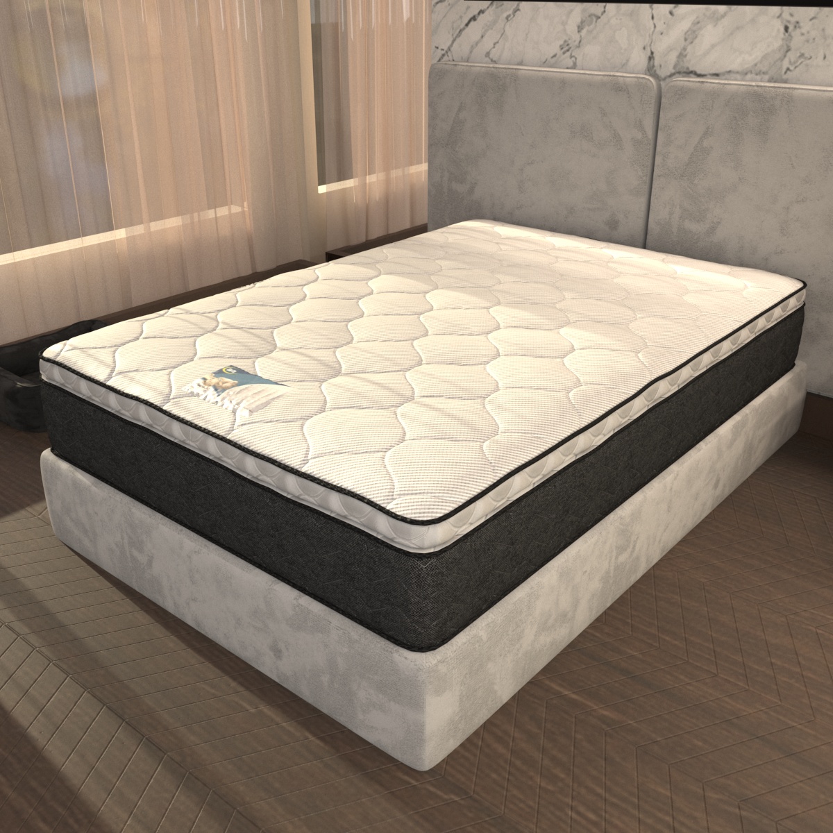 Colchón Queen Size Preston Venue Serta Ortopédico Con Colchoneta PILLOW TOP.