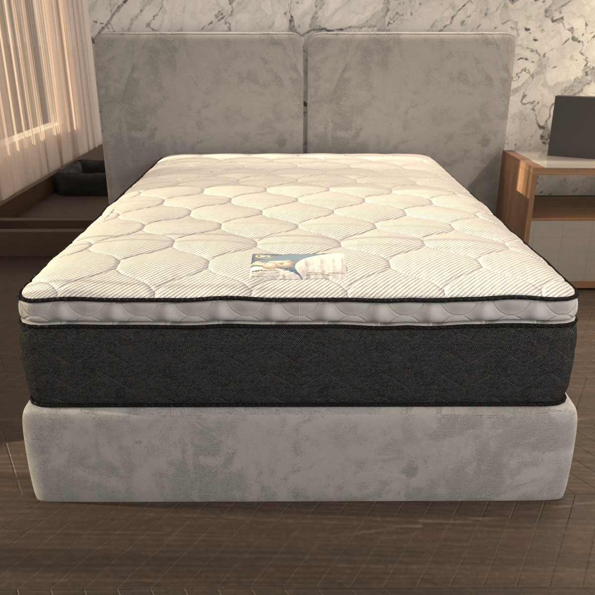 Colchón Queen Size Preston Venue Serta Ortopédico Con Colchoneta PILLOW TOP.