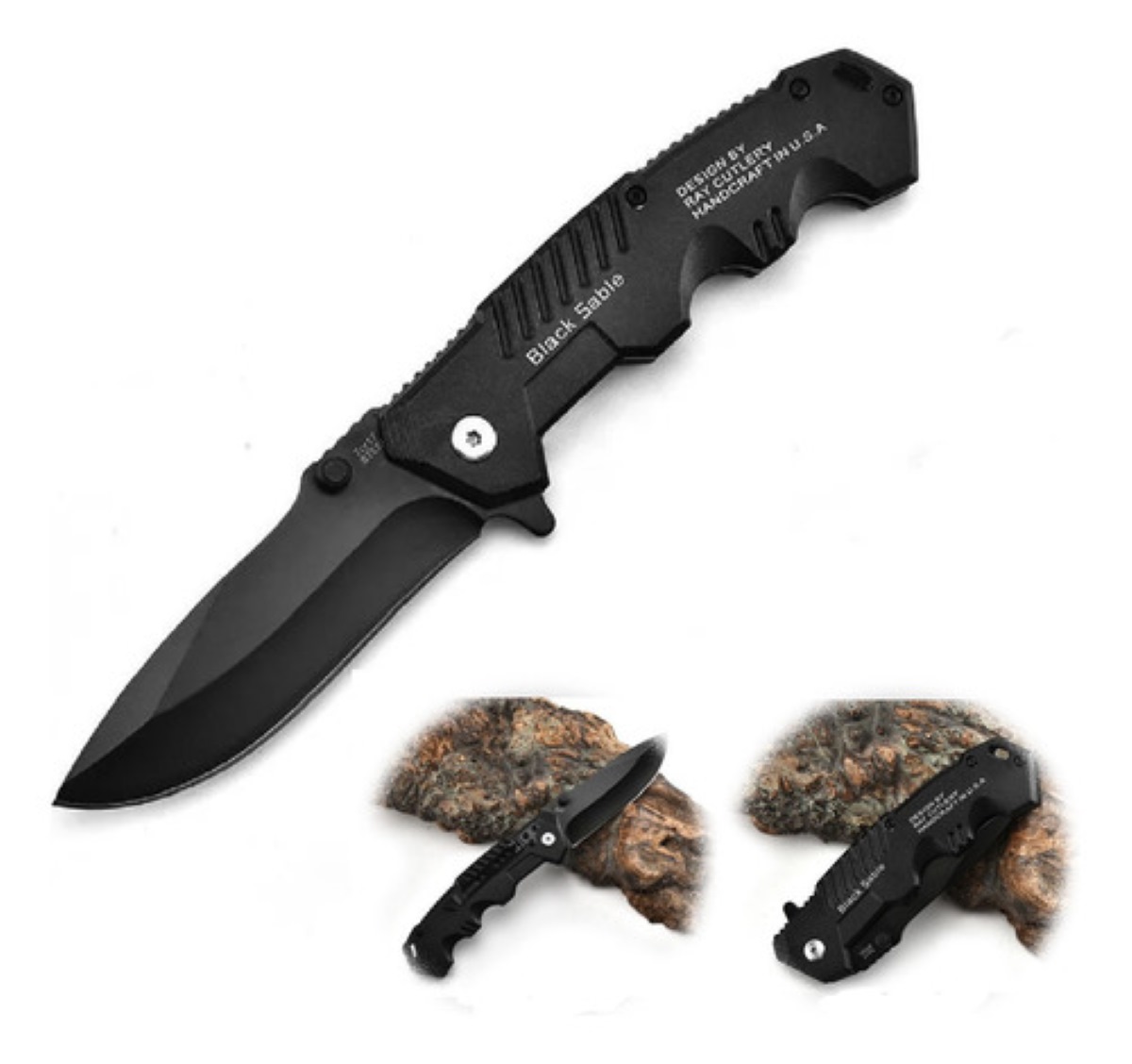 Cuchillo Táctico De Supervivencia Plegable Y Portátil