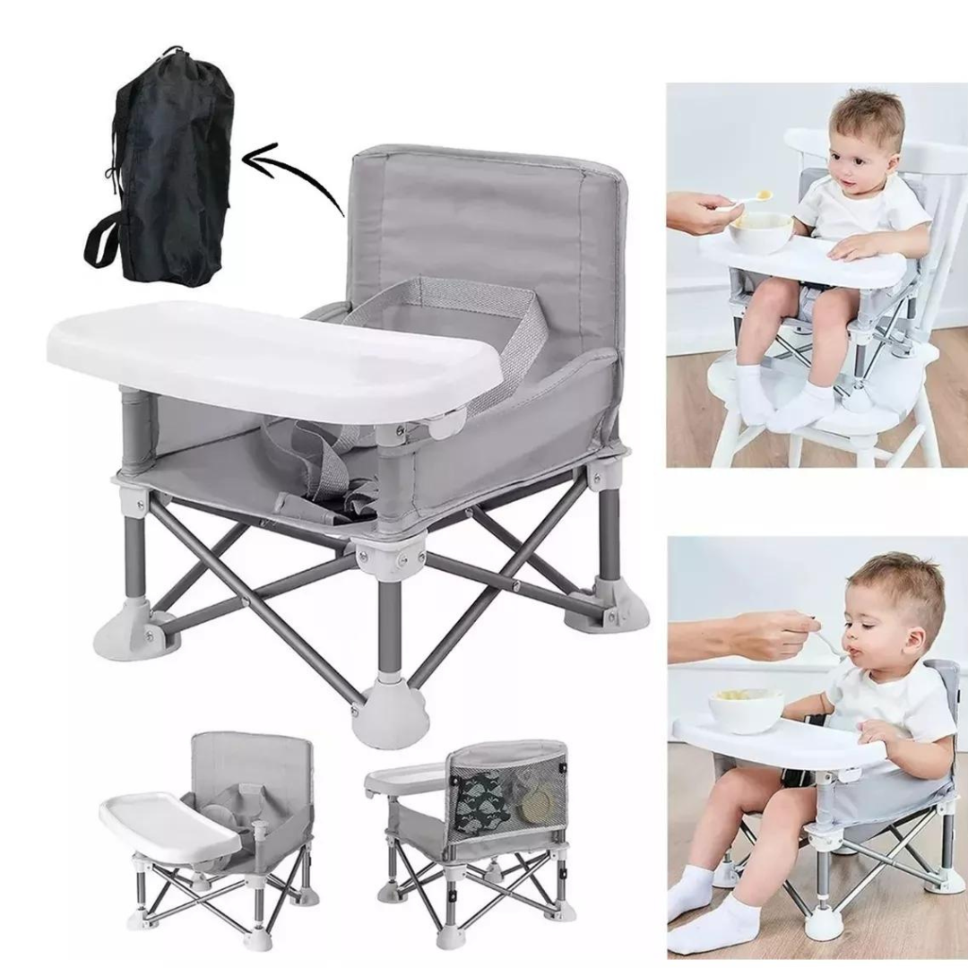 silla periquera para bebé plegable y portable.