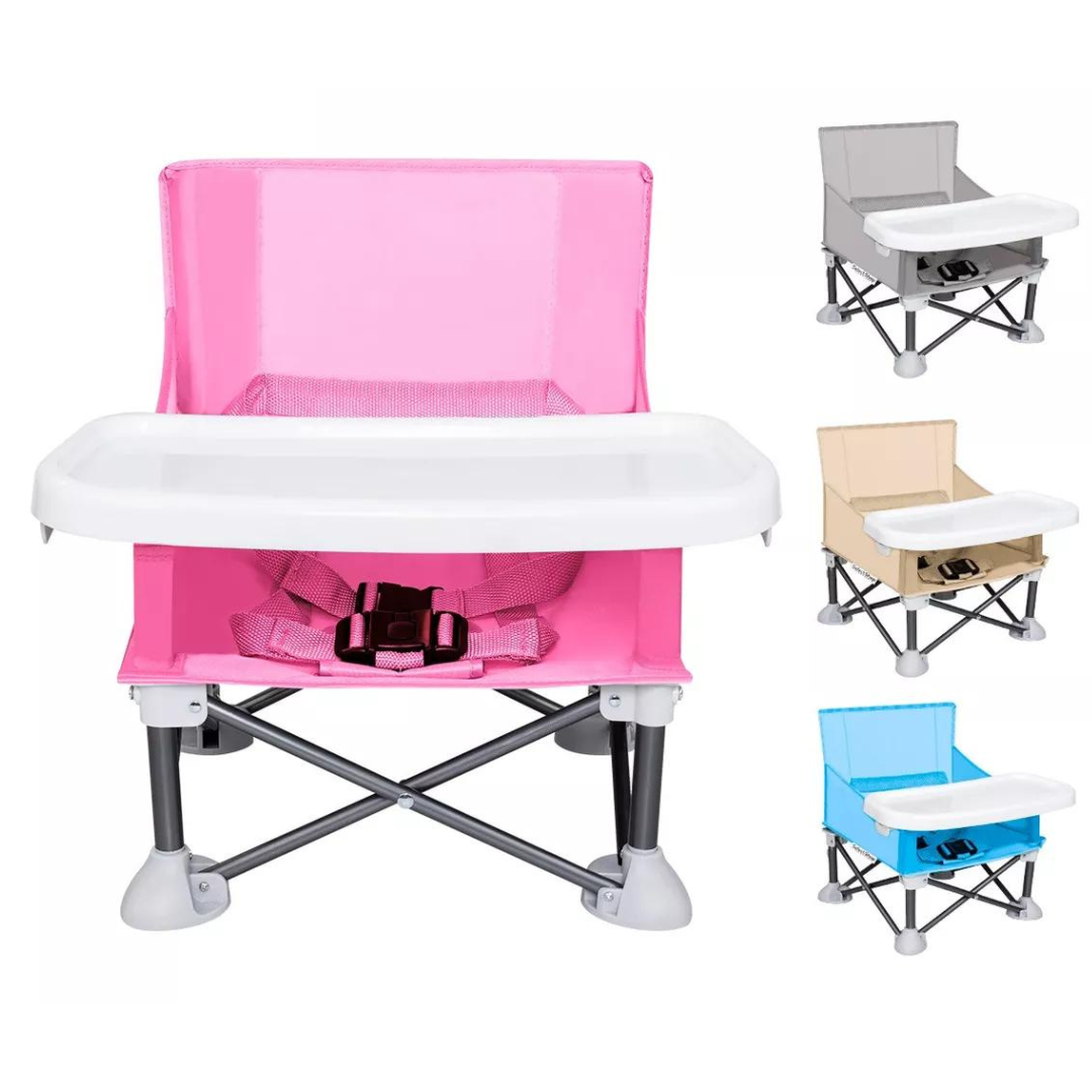 silla periquera para bebé plegable y portable.