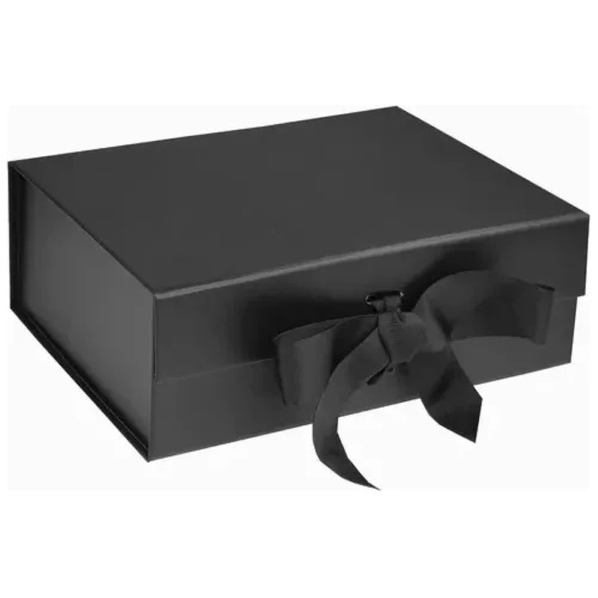Caja De Regalo Magnética Y Plegable De 40 x 30 x 14 cm, Negro