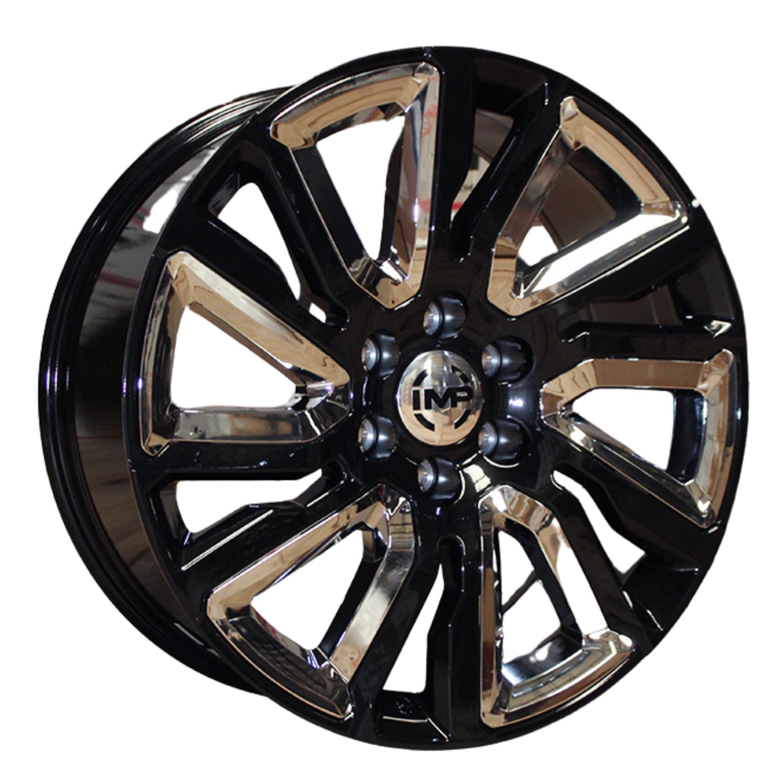 Rines Black Machine Chrome 22 6x139.7 Chevrolet Silverado 1500,GMC Sierra 1500