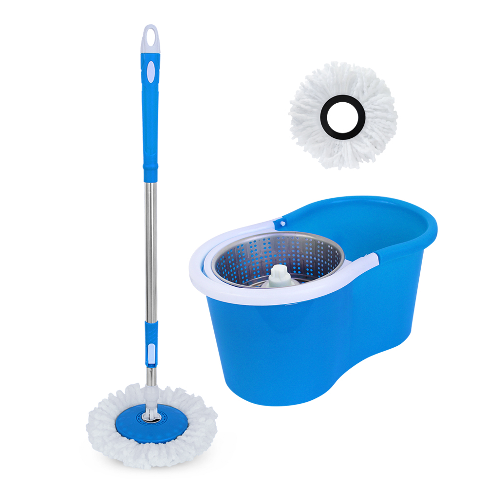 AGBOX Trapeador Giratorio Spin Mop 360° Sistema De LimpiezaAzul AG-SPINMOPAB.