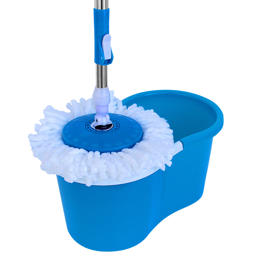 AGBOX Trapeador Giratorio Spin Mop 360° Sistema De LimpiezaAzul AG-SPINMOPAB.