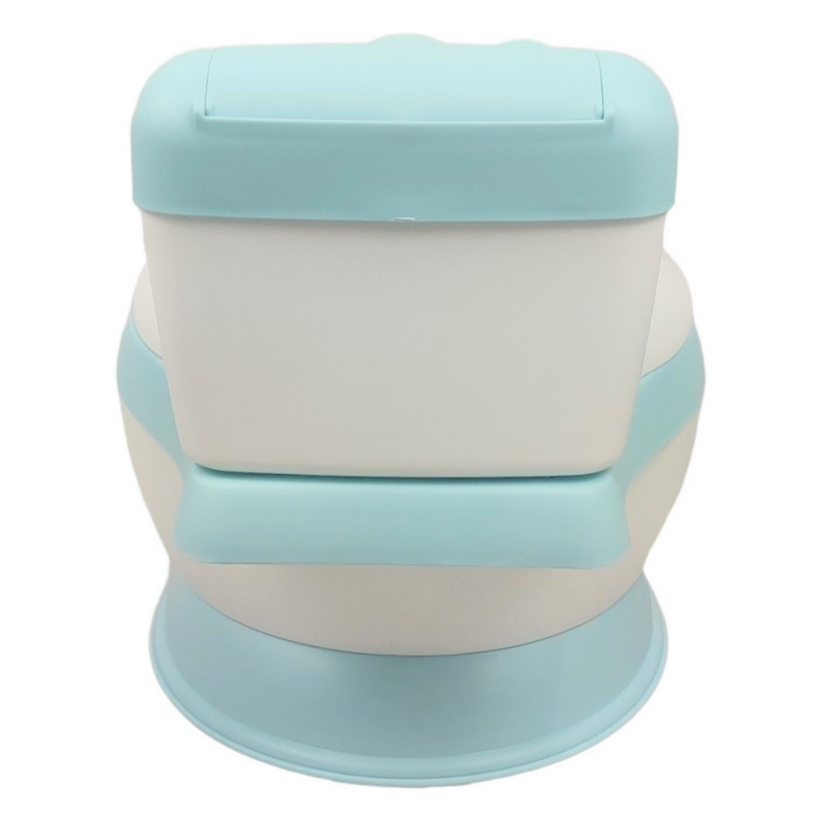 Baño entrenador Acojinado con Sonido y Antiderrapante - Azul.