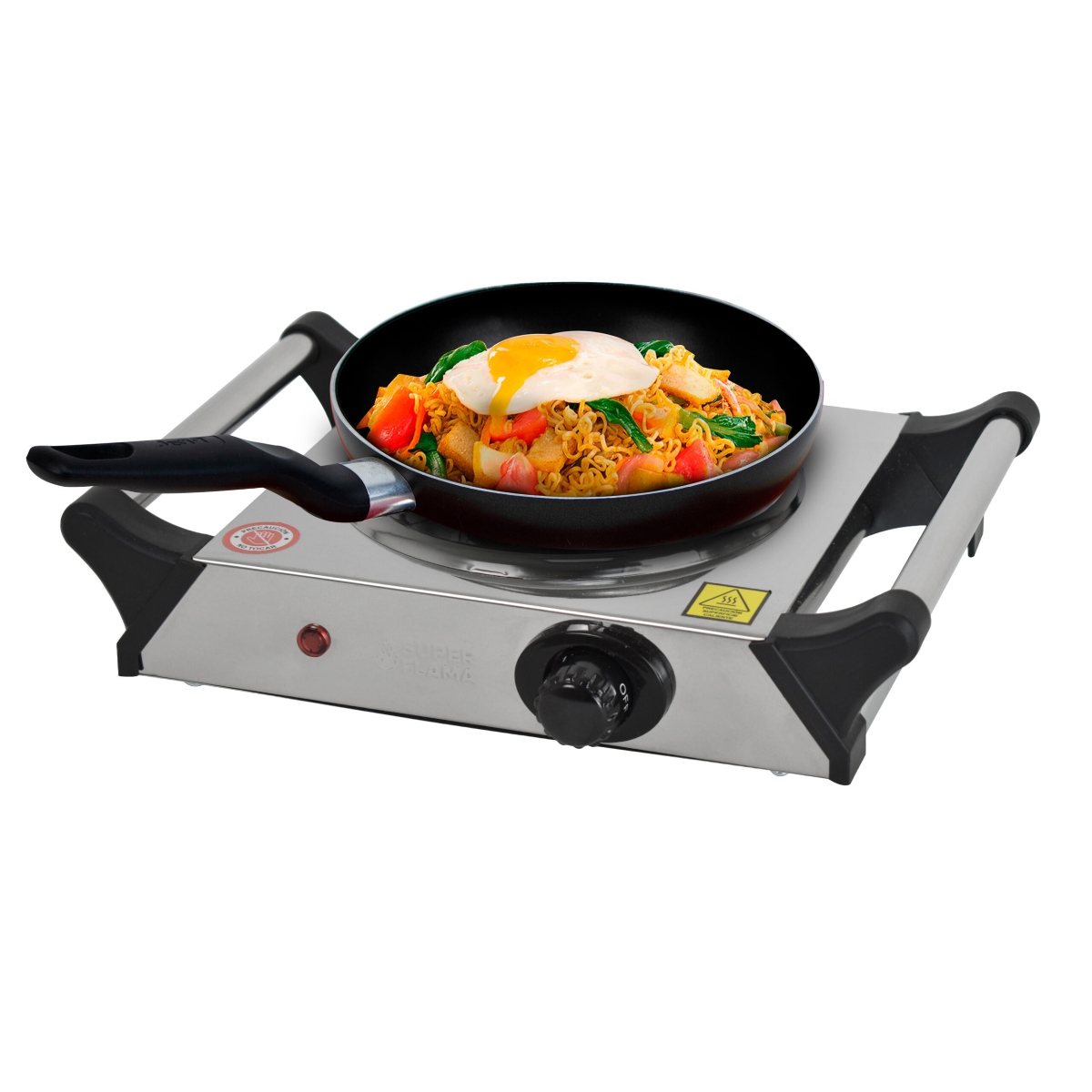 Parrilla Eléctrica Super Flama SILVER ONE 1 Resistencia ALBY2.