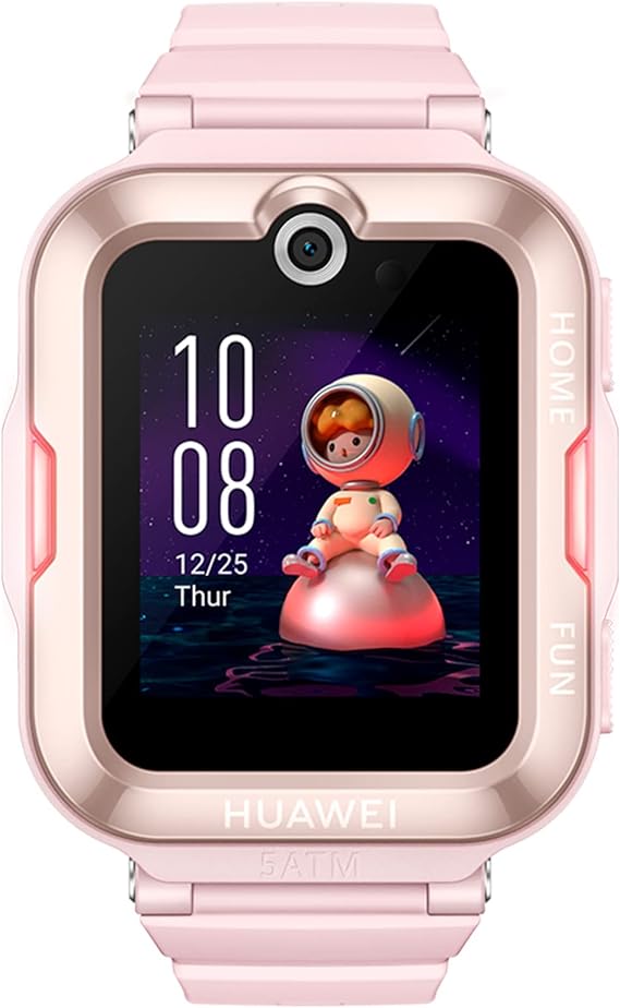 Huawei Watch Kids 4 Pro (GPS)(Garantía en México) - Smartwatch, Reloj Inteligente, Pantalla AMOLED 1.41'', 8GB ROM, Cámara Frontal 5MP, Touch Screen, Bluetooth, Compatible con Android & iOS, Rosa.