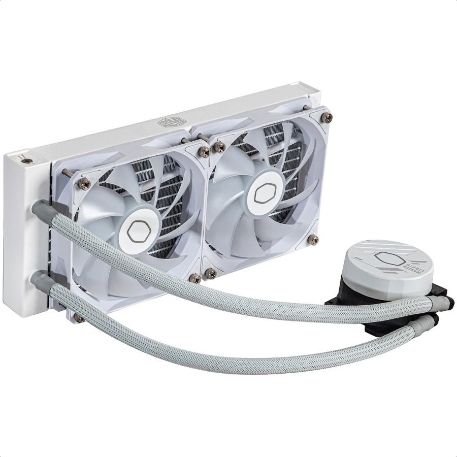 Enfriamiento Liquido Cooler Master MasterLiquid 240L Core ARGB White MLW-D24M-A18PZ-RW